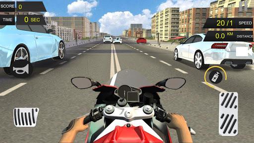 Speed Moto Rider - Gameplay image of android game