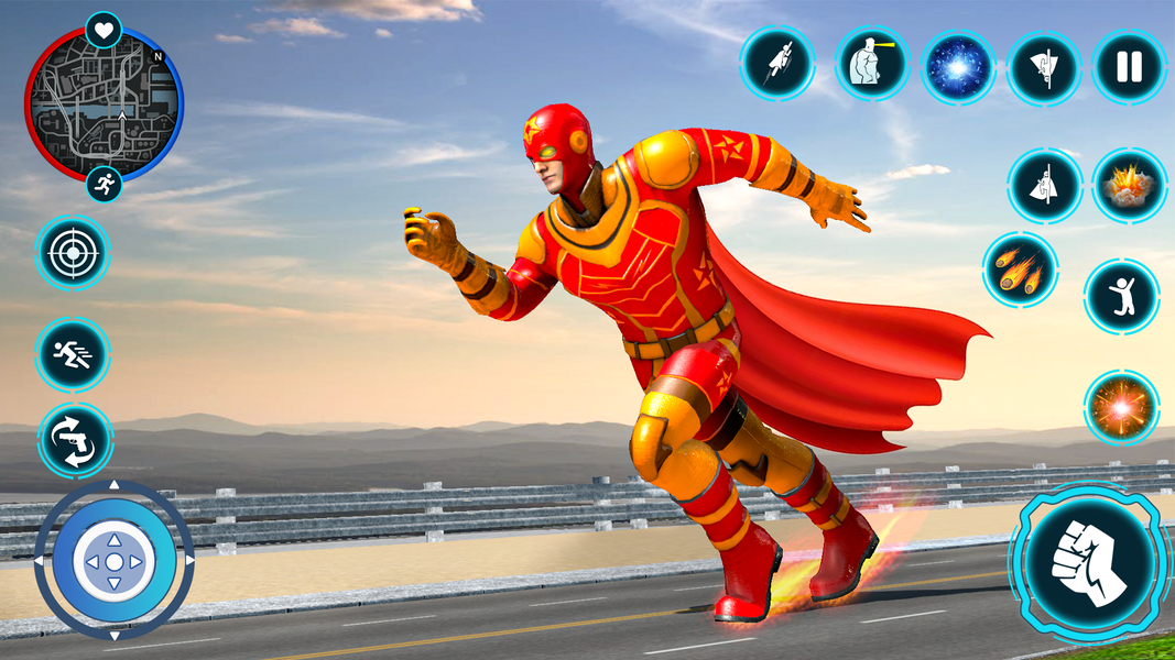 Flying Fighter Open World Game - عکس بازی موبایلی اندروید