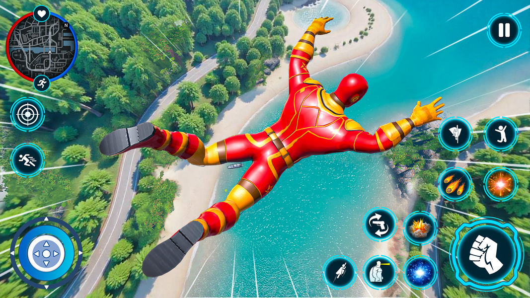 Flying Fighter Open World Game - عکس بازی موبایلی اندروید