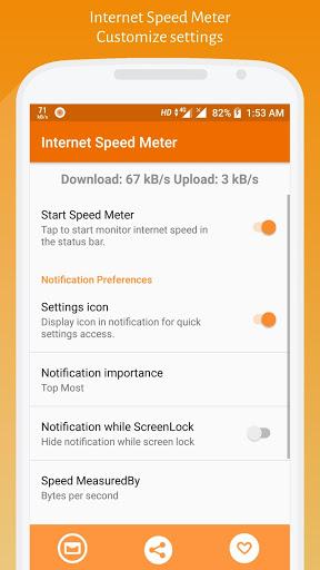 Internet Speed Meter - Image screenshot of android app