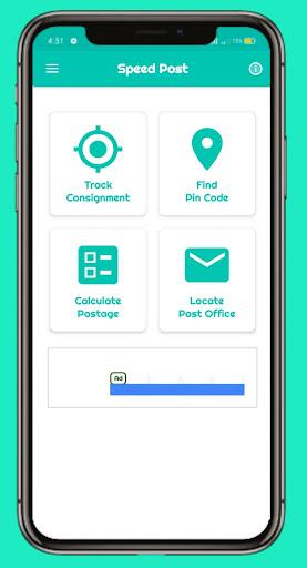 Speed Post Tracking Indian Cou - عکس برنامه موبایلی اندروید