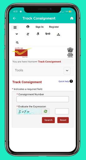 Speed Post Tracking Indian Cou - عکس برنامه موبایلی اندروید