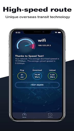 Speed Test - عکس برنامه موبایلی اندروید