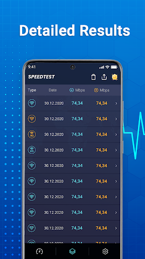 SpeedTest Meter - Internet Speed Test, Net Speed - عکس برنامه موبایلی اندروید