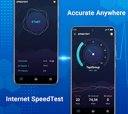 SpeedTest Meter - Internet Speed Test, Net Speed - عکس برنامه موبایلی اندروید