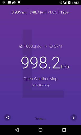 Air Pressure Lite - Image screenshot of android app