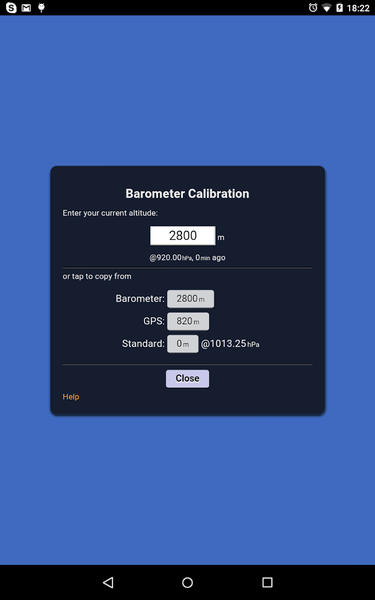 Altimeter - عکس برنامه موبایلی اندروید