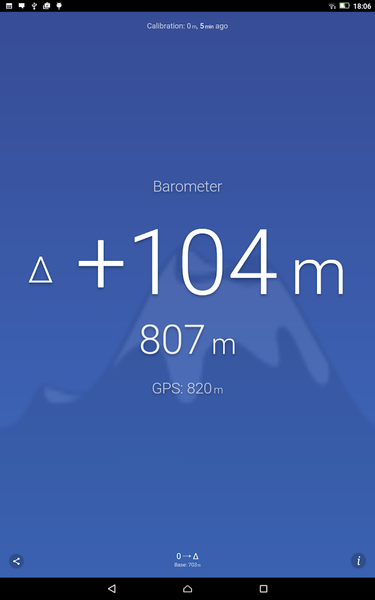 Altimeter - عکس برنامه موبایلی اندروید