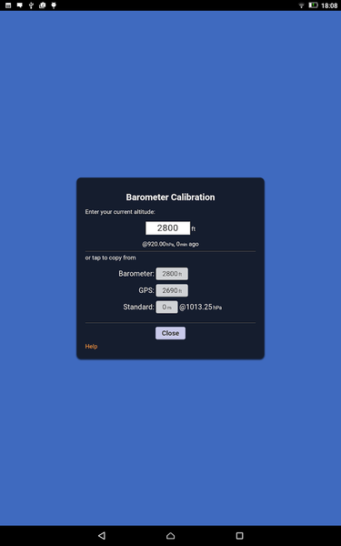 Altimeter - عکس برنامه موبایلی اندروید