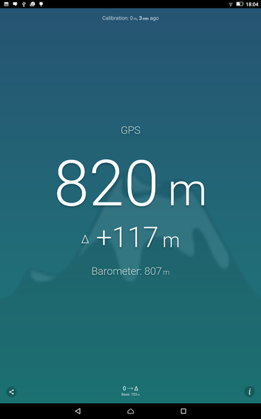 Altimeter - عکس برنامه موبایلی اندروید