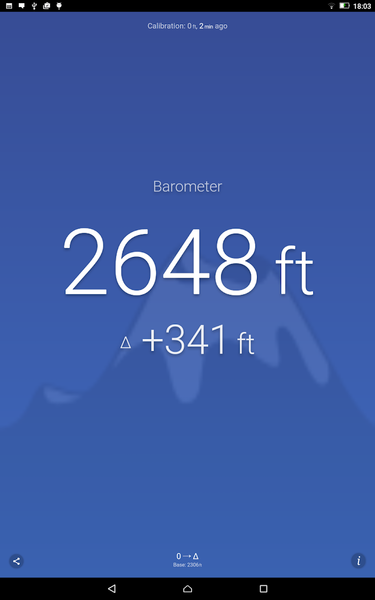 Altimeter - عکس برنامه موبایلی اندروید