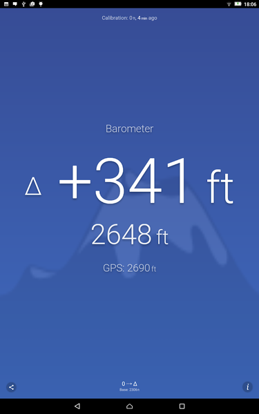 Altimeter - عکس برنامه موبایلی اندروید