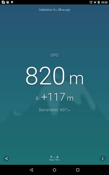 Altimeter - عکس برنامه موبایلی اندروید