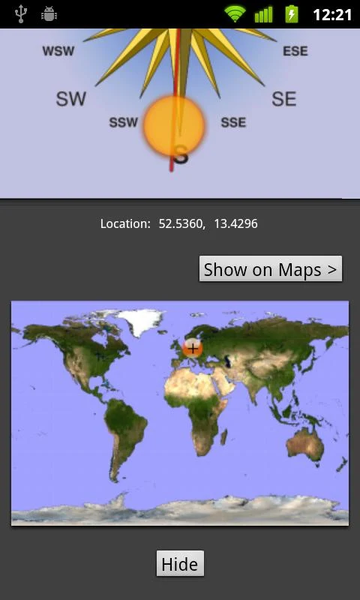 Compass Lite - عکس برنامه موبایلی اندروید