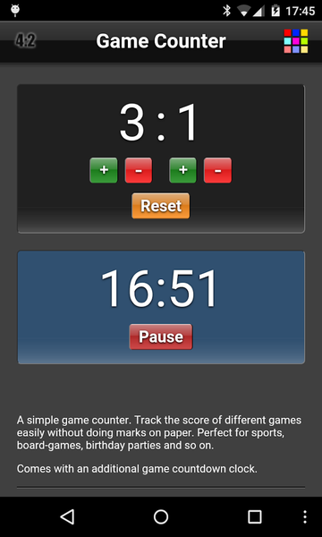 Game Counter Lite - عکس برنامه موبایلی اندروید