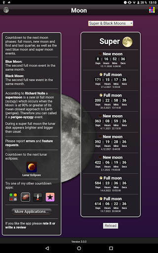 Moon Phases - Image screenshot of android app