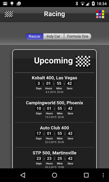 Racing - Image screenshot of android app