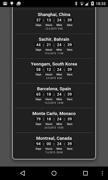Racing - Image screenshot of android app
