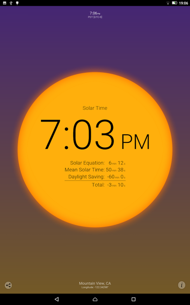 Solar Time - عکس برنامه موبایلی اندروید
