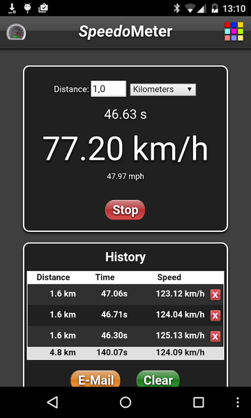 SpeedoMeter Lite - Image screenshot of android app