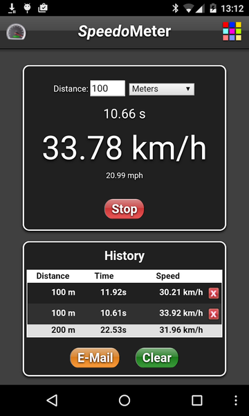 SpeedoMeter Lite - Image screenshot of android app