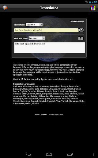 Translator - عکس برنامه موبایلی اندروید