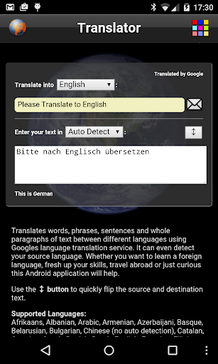 Translator - Image screenshot of android app