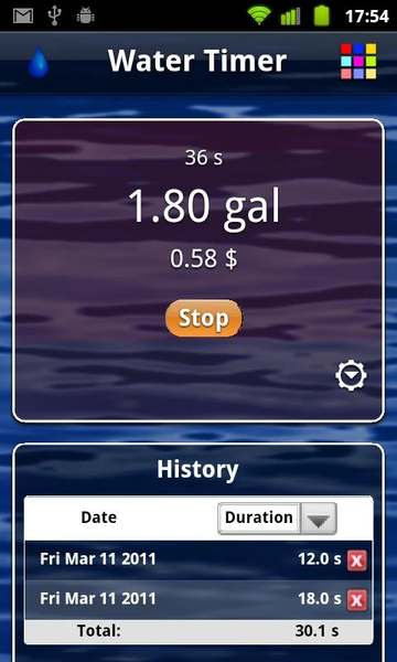 Water Timer - Image screenshot of android app