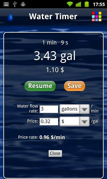 Water Timer - Image screenshot of android app