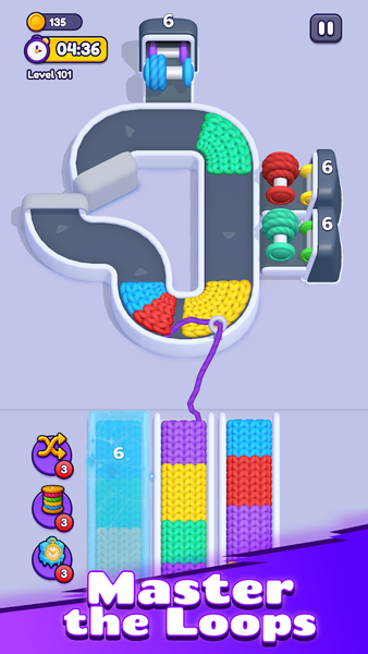 Knit N Loop - Gameplay image of android game