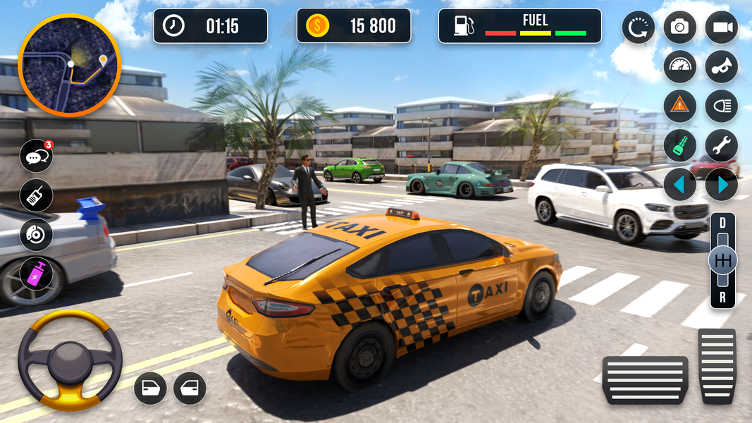 Taxi Parking Car Simulator - Gameplay image of android game