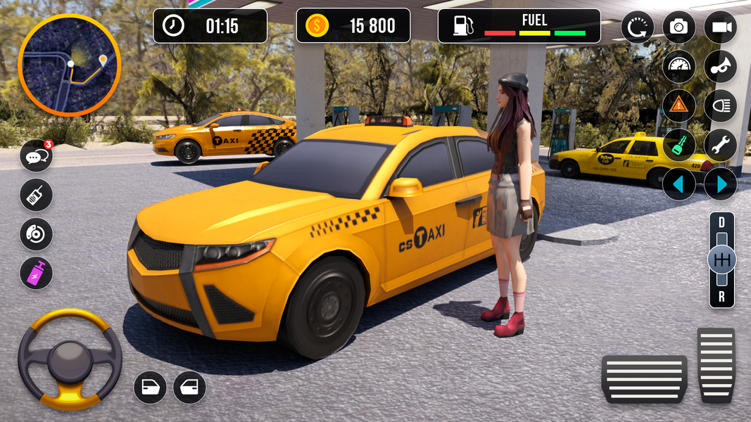 Taxi Parking Car Simulator - Gameplay image of android game