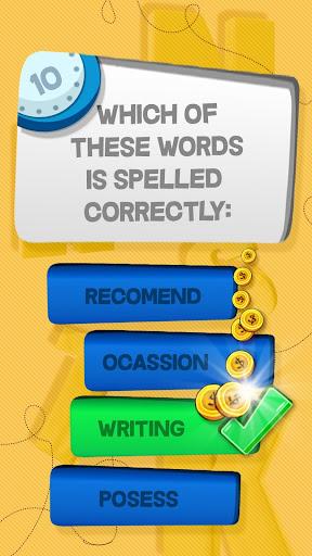 Spelling Quiz English Words - Gameplay image of android game