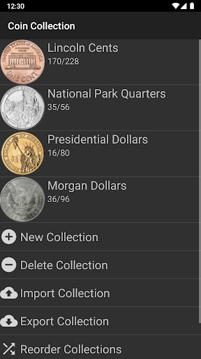 Coin Collection - Image screenshot of android app