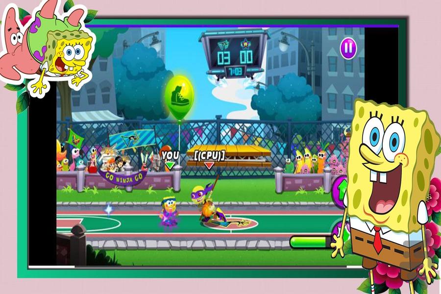 بازی بسکتبال باب اسفنجی - عکس بازی موبایلی اندروید