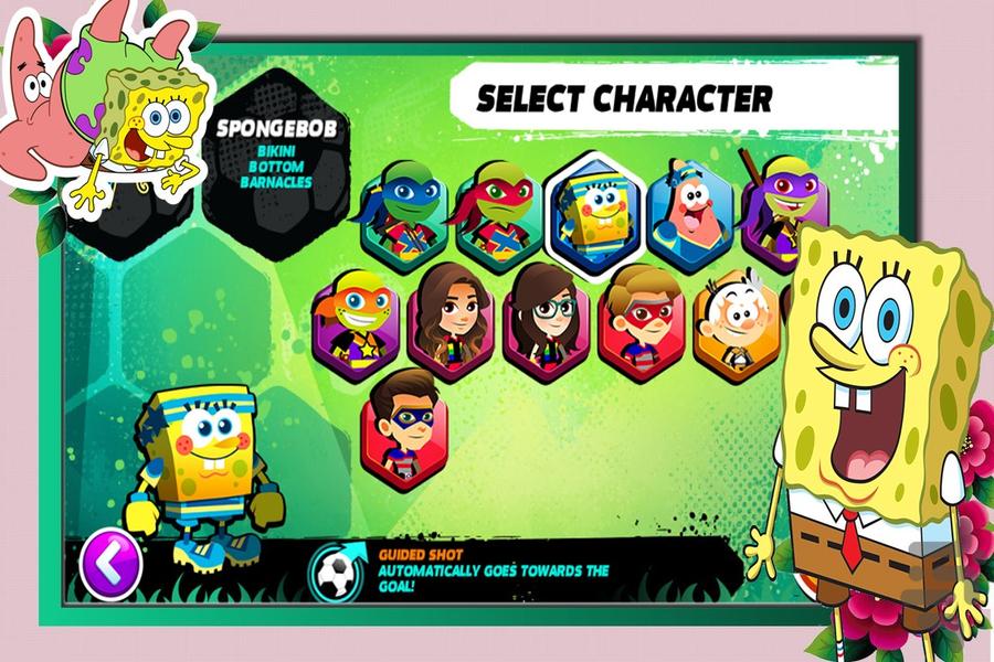 بازی فوتبال بابسفنجی - عکس بازی موبایلی اندروید