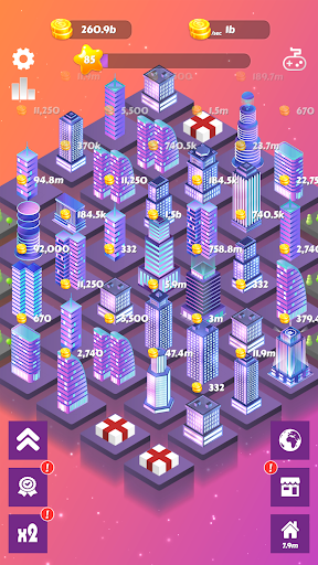 Merge City: match game - Gameplay image of android game