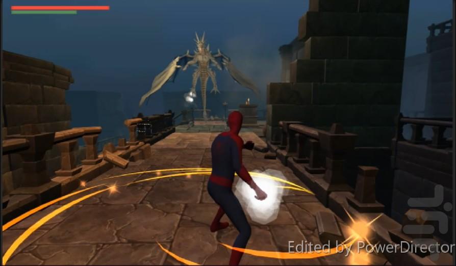 Spider Man in an unknown land - Gameplay image of android game