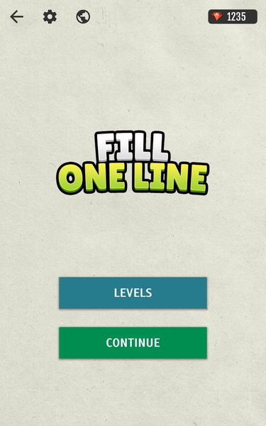 Fill One Line - Color Puzzle G - Gameplay image of android game