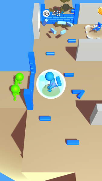 Escape Walls: Zombie Defense - Gameplay image of android game