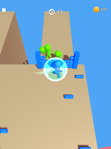 Escape Walls: Zombie Defense - Gameplay image of android game