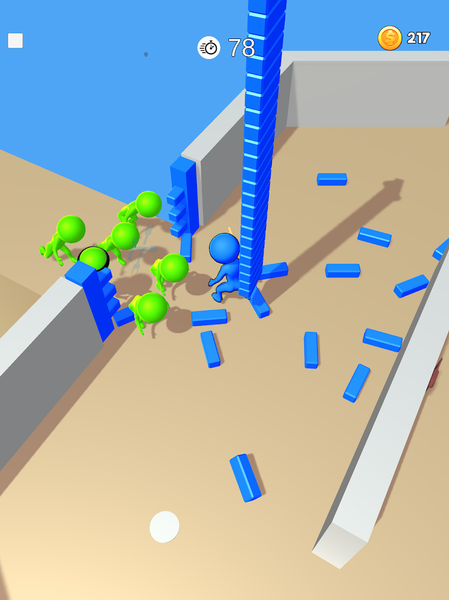 Escape Walls: Zombie Defense - Gameplay image of android game