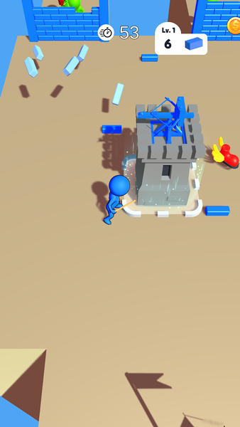 Escape Walls: Zombie Defense - Gameplay image of android game