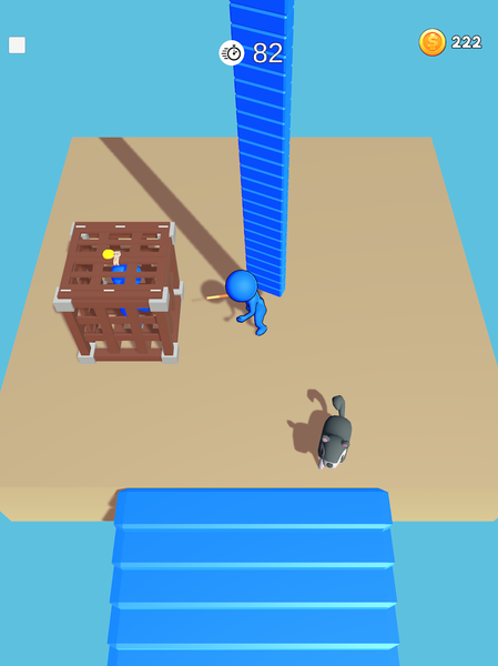 Escape Walls: Zombie Defense - Gameplay image of android game