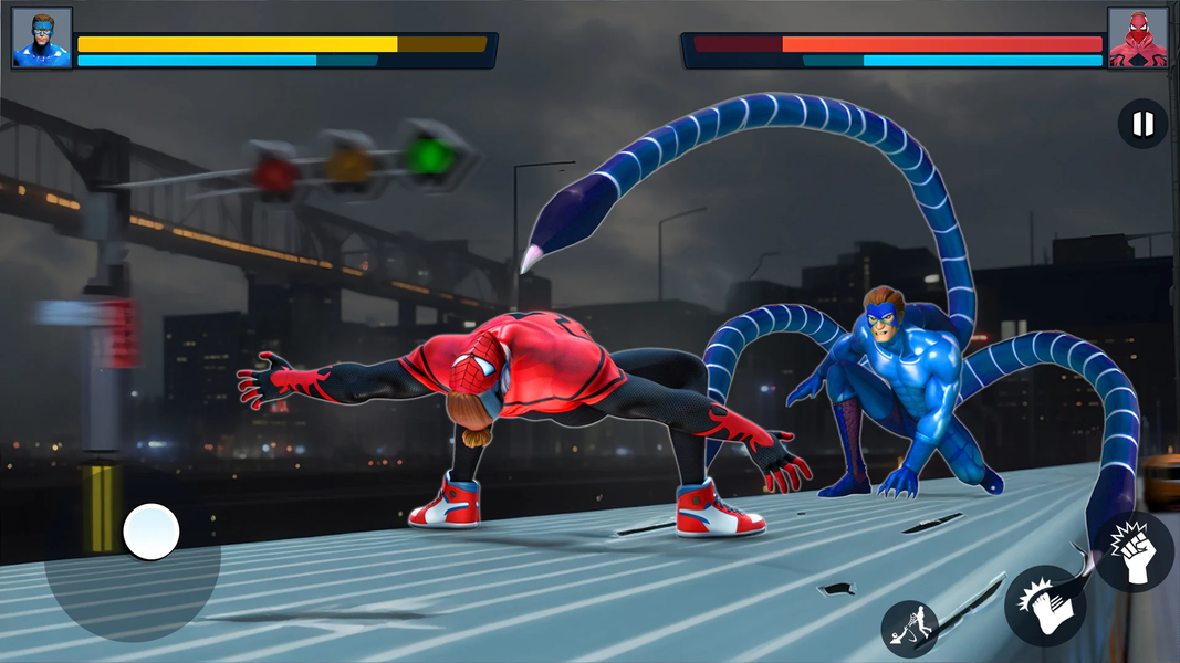 Spider Hero Battle Fight Games - Gameplay image of android game