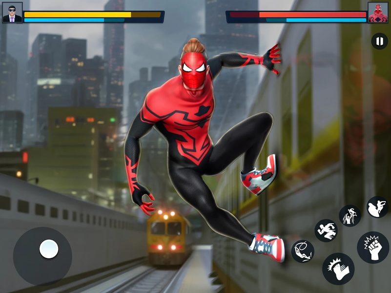 Spider Hero Battle Fight Games - Gameplay image of android game