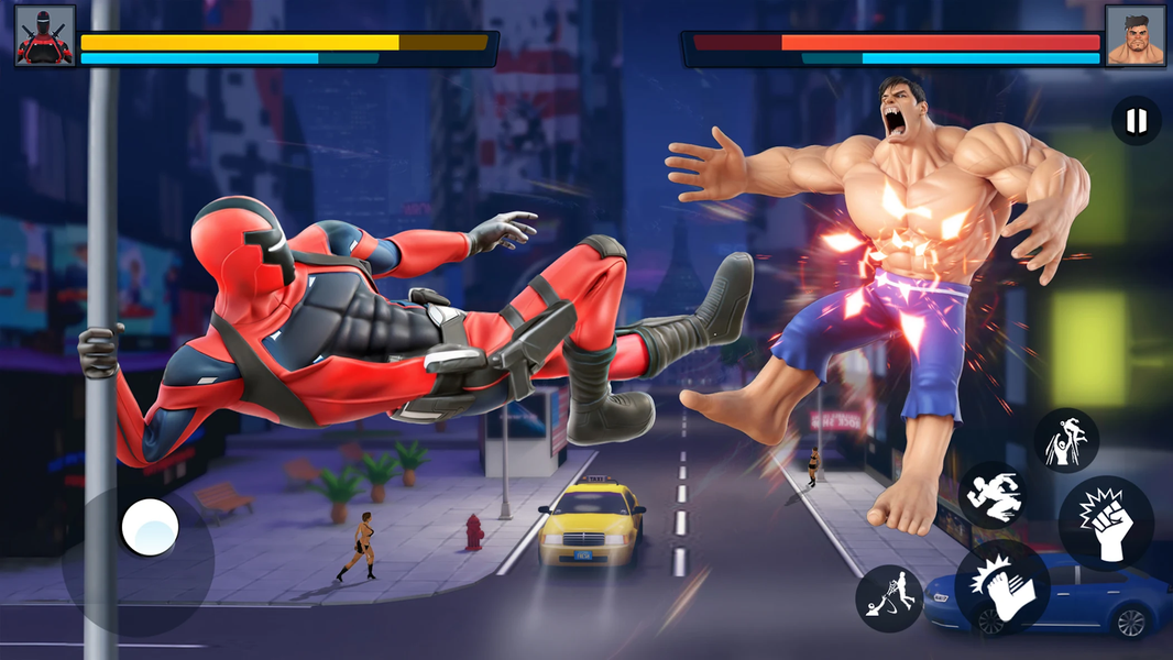 Spider Hero Battle Fight Games - Gameplay image of android game