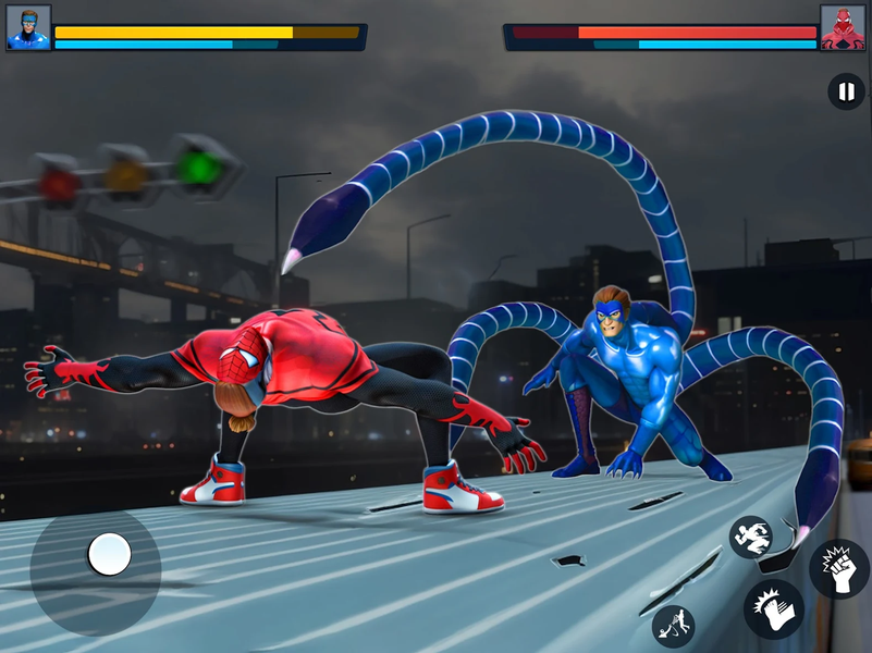 Spider Hero Battle Fight Games - Gameplay image of android game