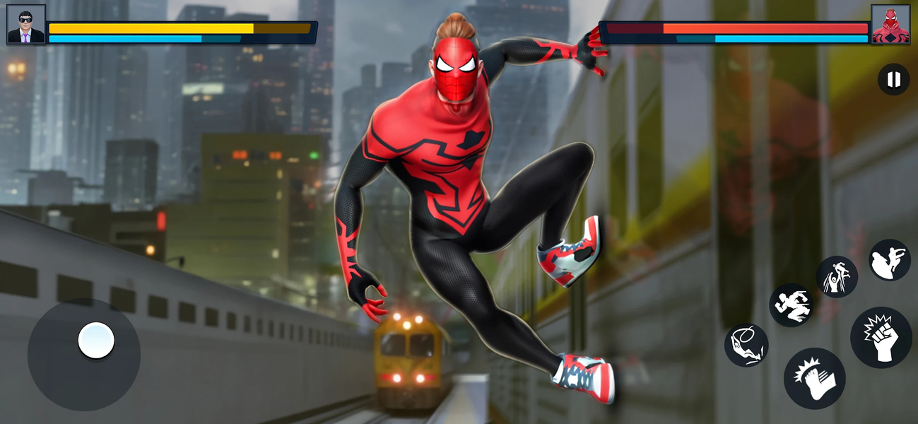 Spider Hero Battle Fight Games - Gameplay image of android game