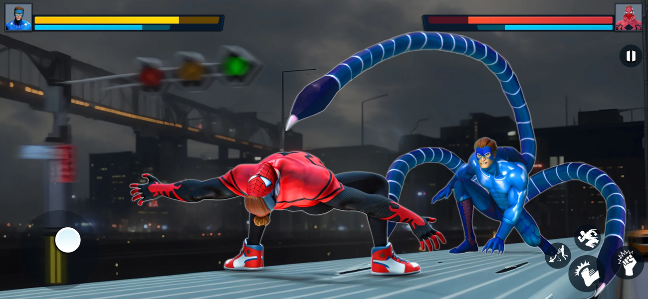 Spider Hero Battle Fight Games - Gameplay image of android game
